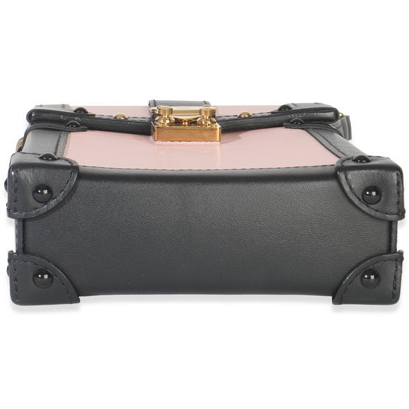 Louis Vuitton Rose Ballerine Black Epi Vertical Trunk Pochette - Picture 5 of 8